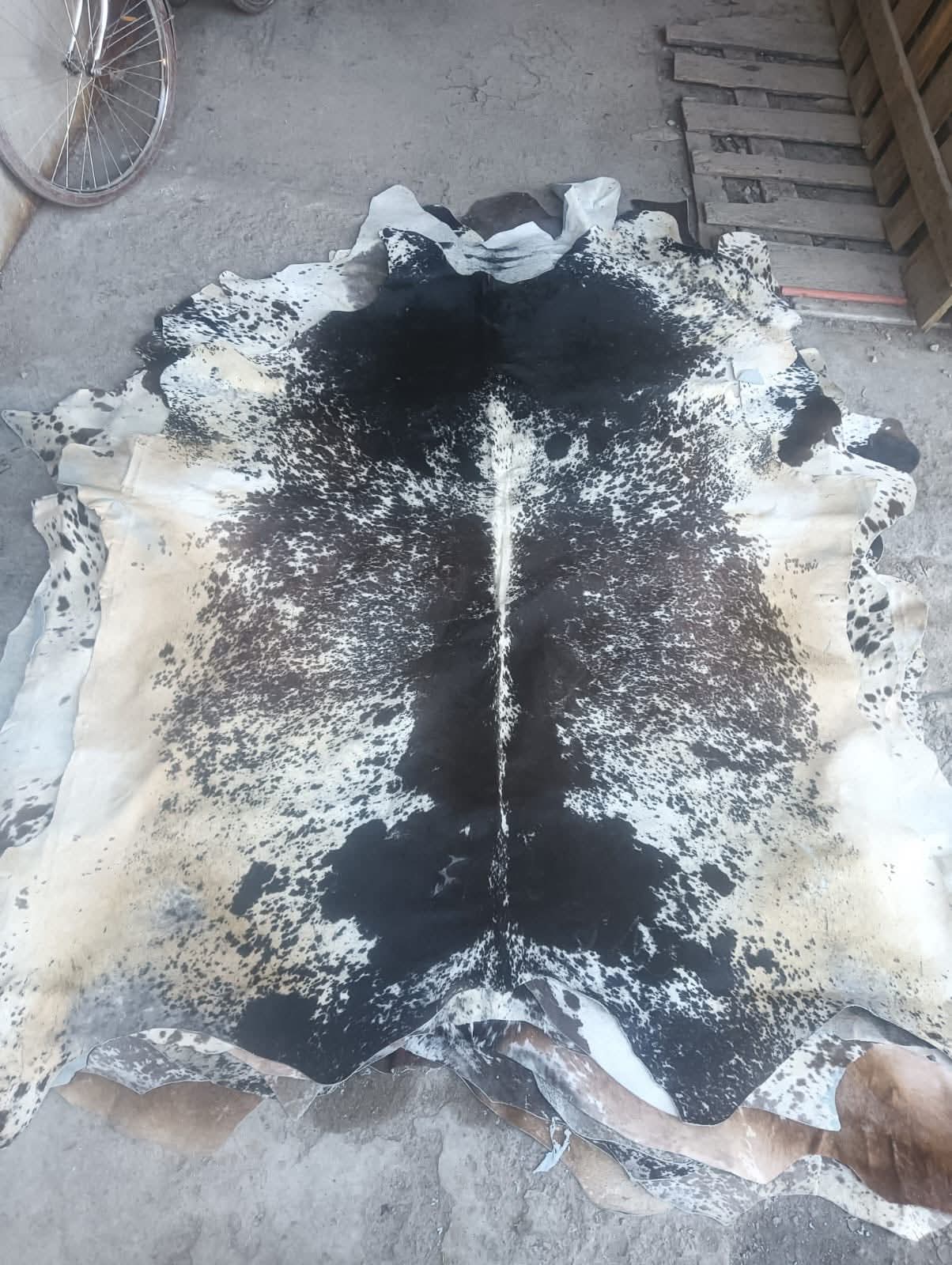 Piel con contraste negro y blanco